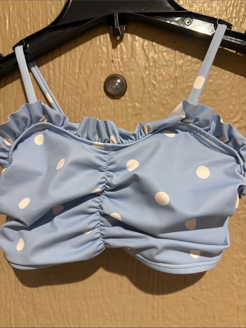 Cotton On Light Blue Polka Dot Girls' Swim Top